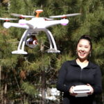 Quadcopter in Flight - Fond du Lac Tribal & Community College